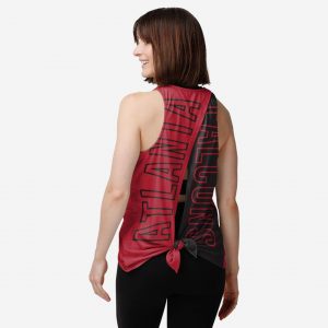 Atlanta Falcons Womens Tie-Breaker Sleeveless Top Suit for daily life,Material: 80% polyester - 20% Cotton.