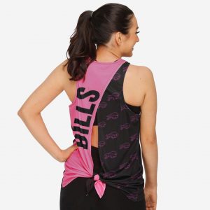 Buffalo Bills Womens Highlights Tie-Breaker Sleeveless Top Suit for daily life,Material: 80% polyester - 20% Cotton.