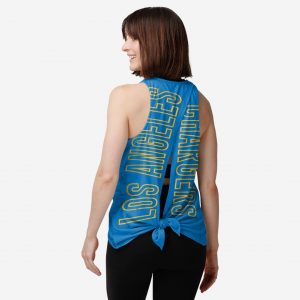 Los Angeles Chargers Womens Tie-Breaker Sleeveless Top Suit for daily life,Material: 80% polyester - 20% Cotton.