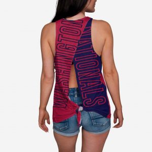 Washington Nationals 2019 World Series Champions Womens Tie-Breaker Sleeveless Top Suit for daily life,Material: 80% polyester - 20% Cotton.